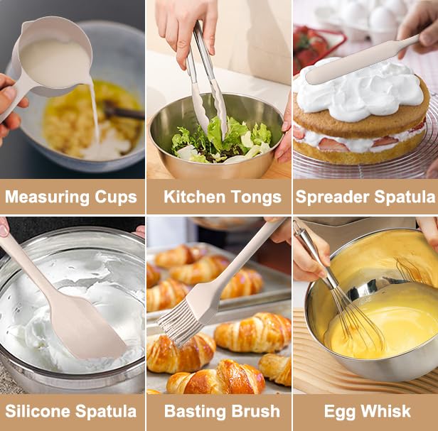 Inside markings on Wildone bowls show precise quarts and liters.