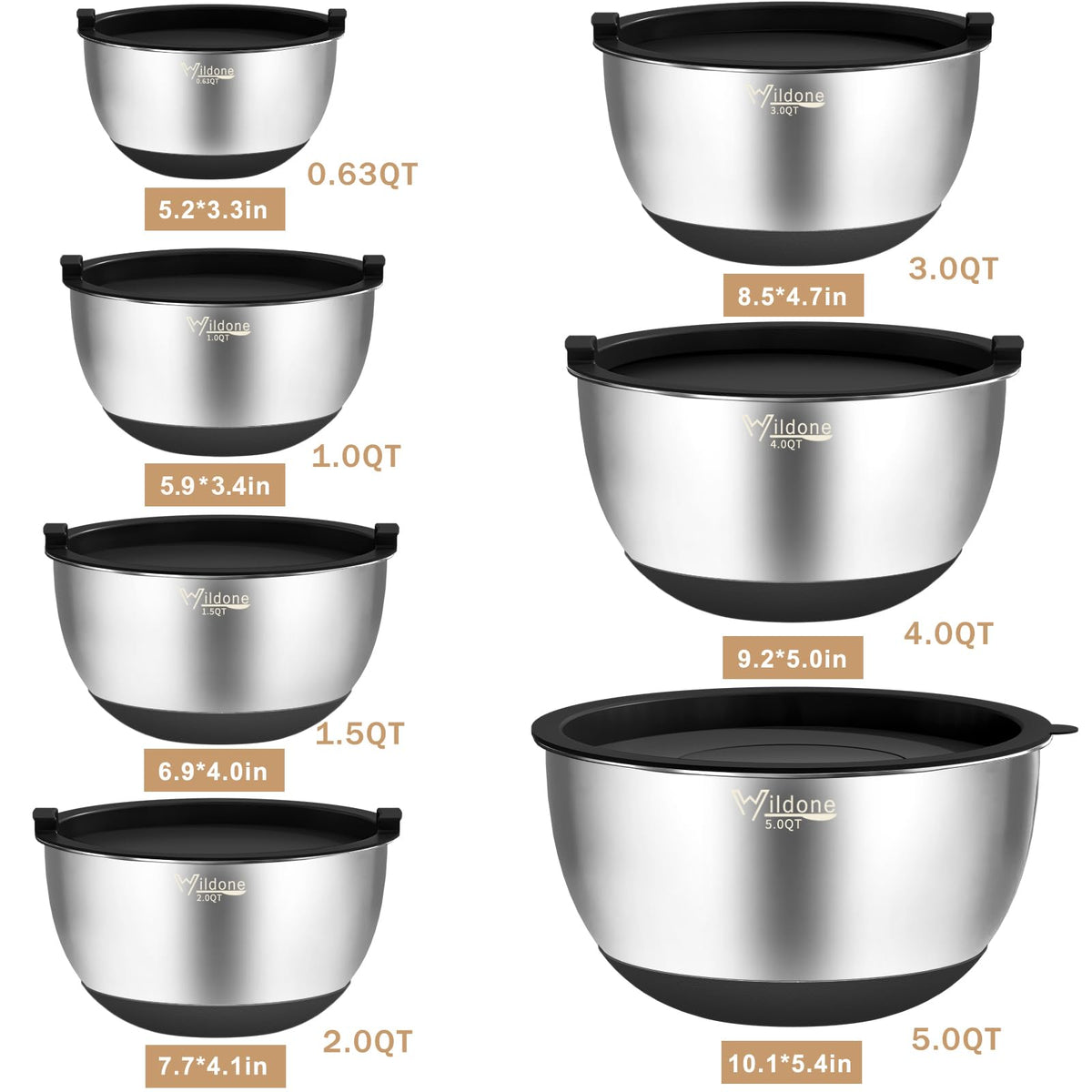 Lids and graters are hand-wash only for longevity