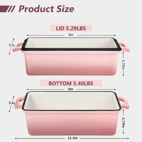 Wildone loaf pan with lid function for crisp crust and versatile use