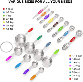 Wildone magnetic double-ended spoons with compact storage and precision for dry and liquid ingredients.