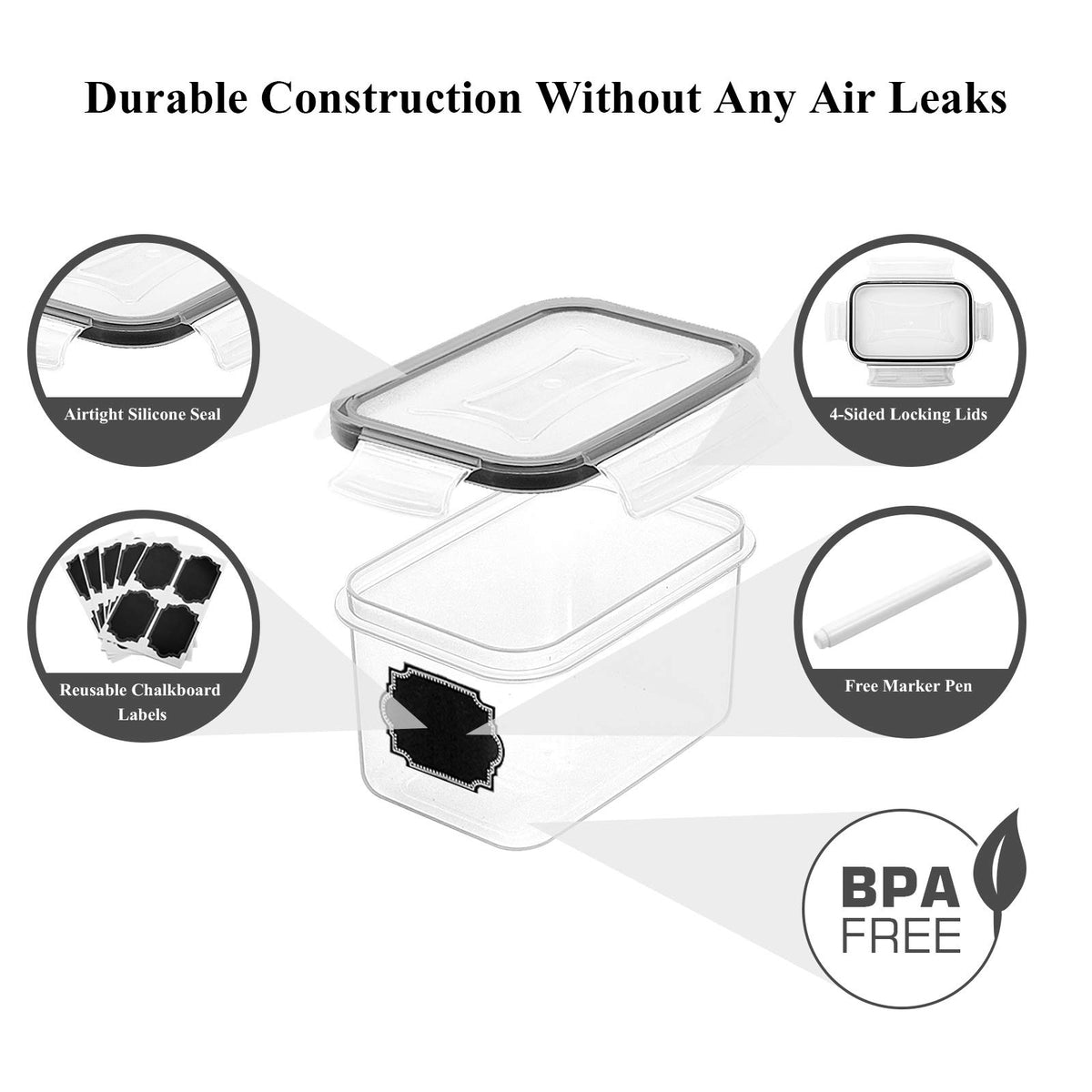Wildone versatile storage for flour, sugar, rice and more.