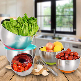 Wildone nesting bowls save space and resist dents for long-term use.