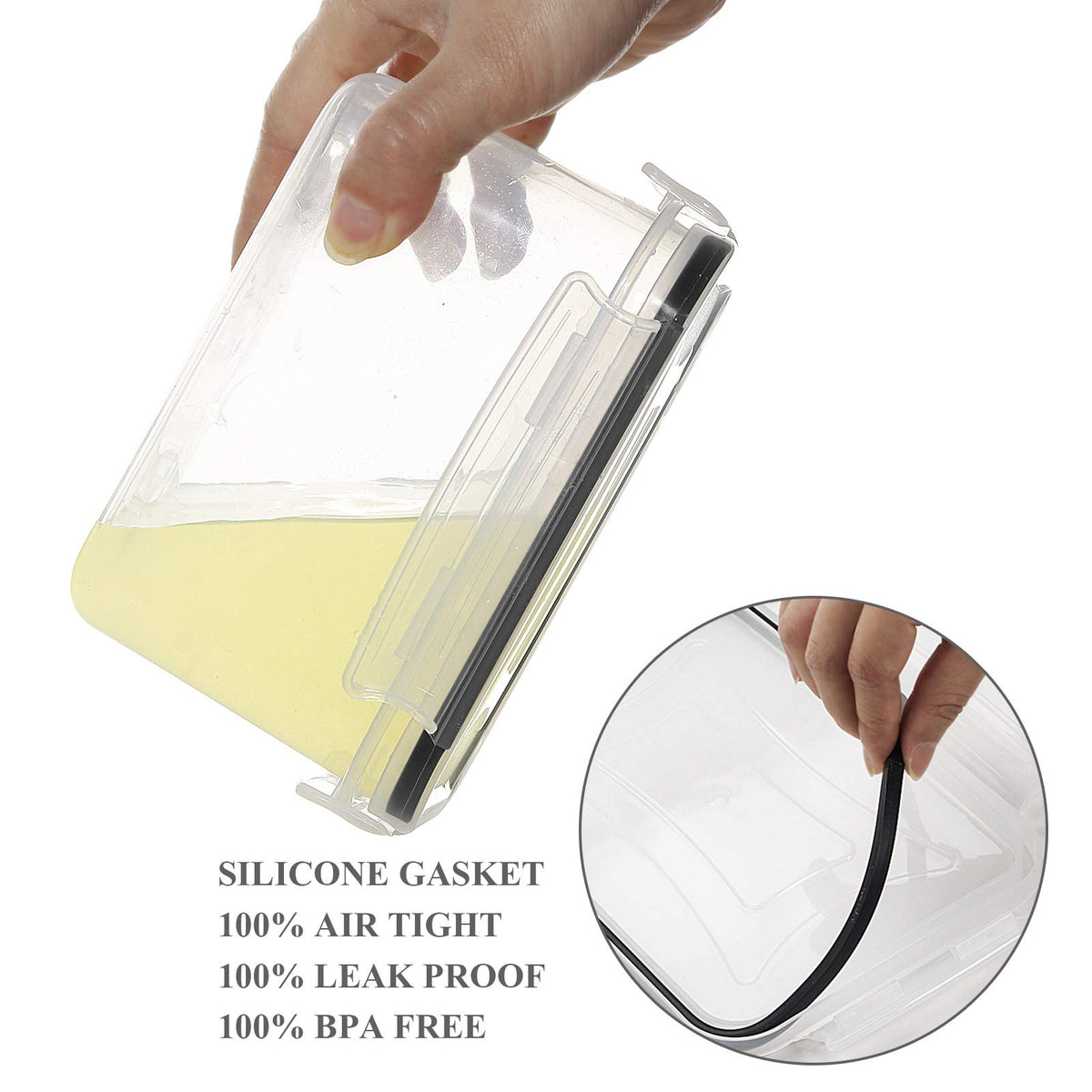 Wildone clear see-through design for quick ingredient checks.