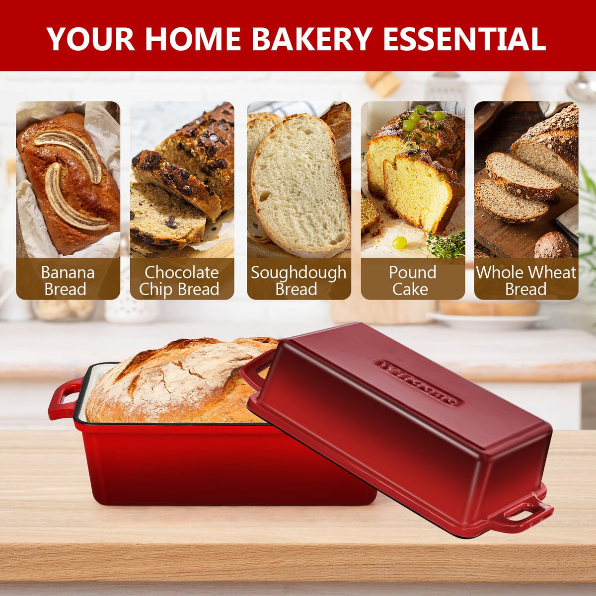 Wildone pan used for sourdough and banana bread loaves