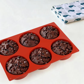 Wilewir 4inch muffin top pan releases baked goods with ease.