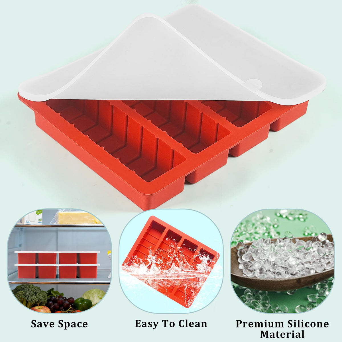 Wilewir oven-safe silicone tray handles diverse kitchen temperatures