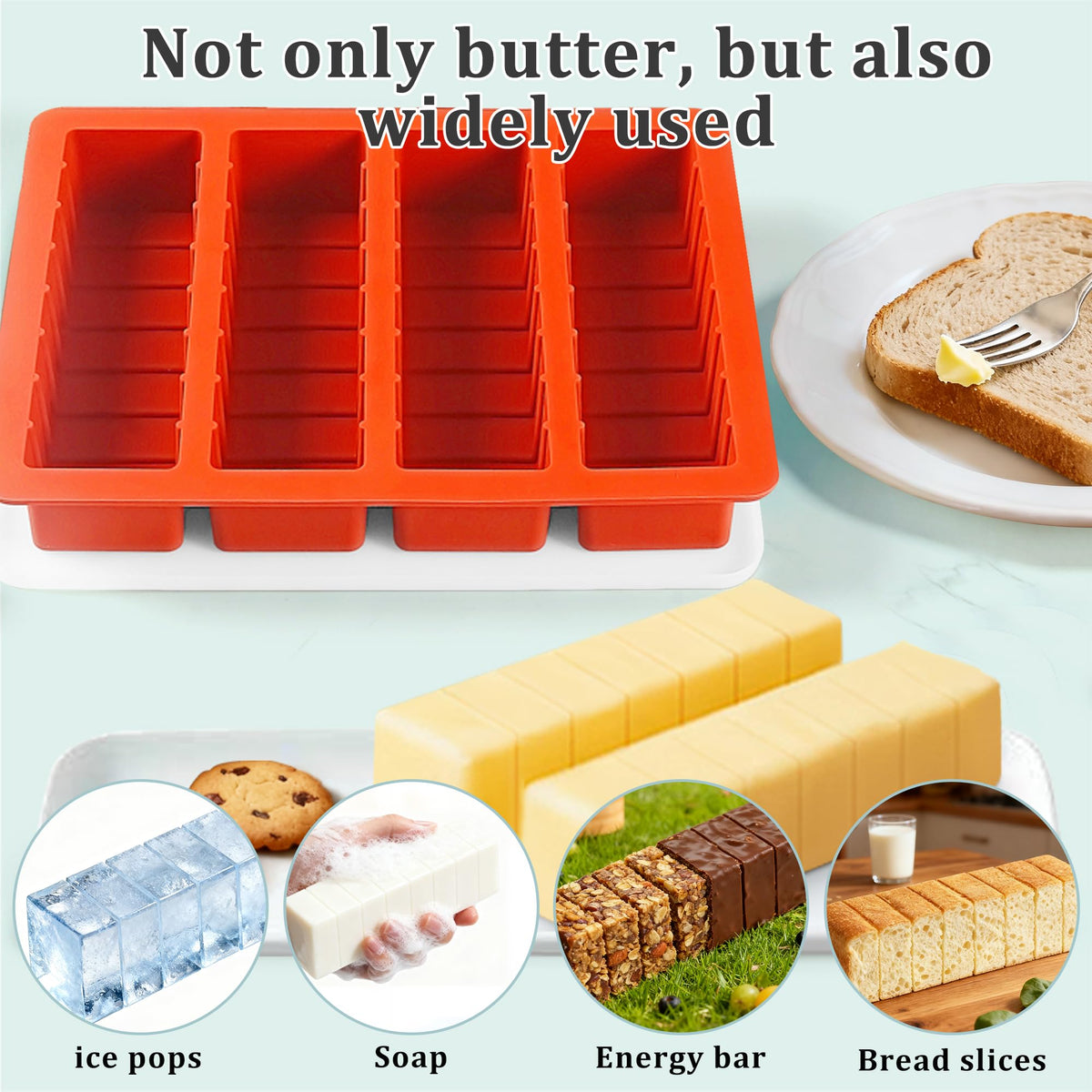 Wilewir versatile mold for butter, candy, ice and more