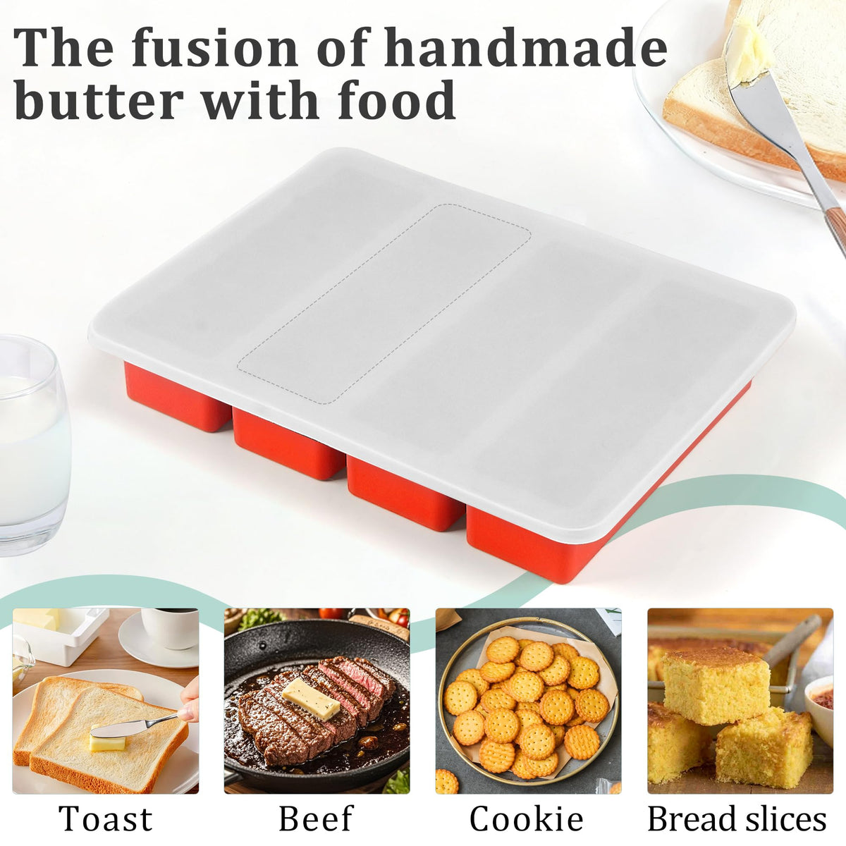 Wilewir thin silicone lid preserves flavor and freshness during storage