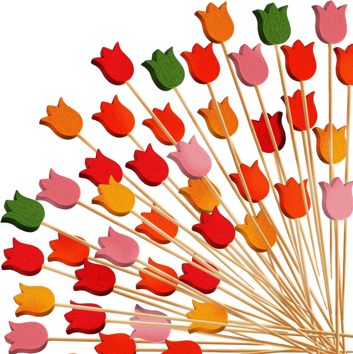 WILLBOND disposable tulip picks simplify cleanup after events