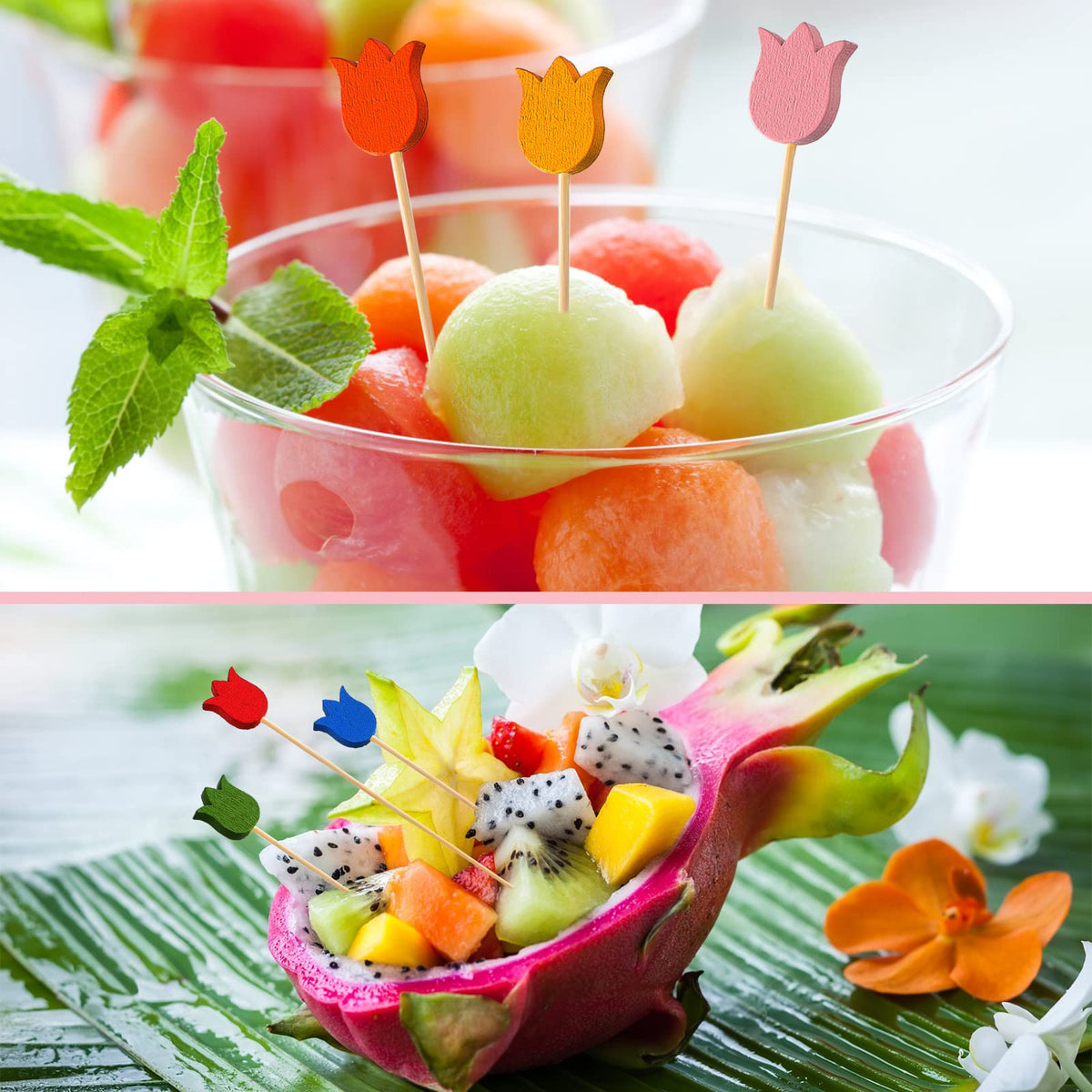 WILLBOND odorless safe bamboo picks ensure clean flavor presentation during serving