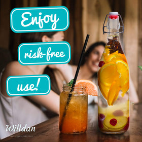 Willdan pack of four bottles for versatile, ready-to-use storage.