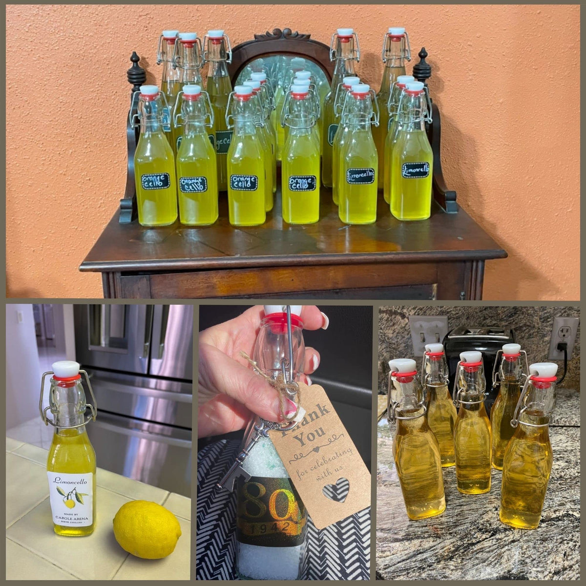 WILLDAN 12-pack of glass bottles neatly organized for home use.