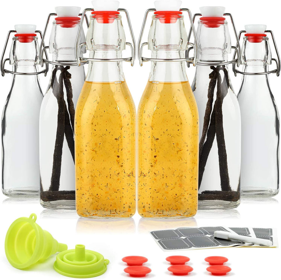 WILLDAN vanilla extract bottle with swing-top glass for fresh, spill-free storage.