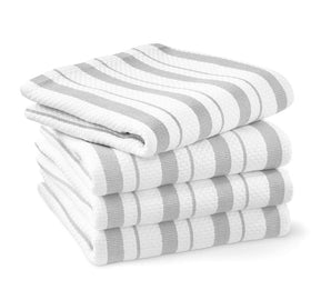 Williams-Sonoma classic striped towels drizzle pattern for everyday drying and kitchen prep.