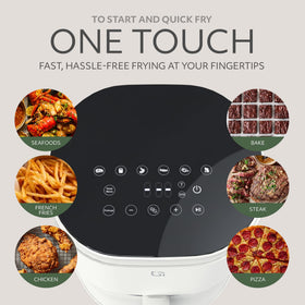 Willow 1500W power system ensures quick preheating and crisp results.