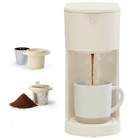 Willow Eco Series coffee maker with pod-or-ground compatibility for flexible brewing.