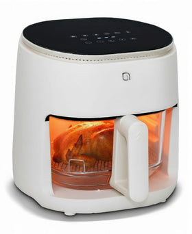 Willow glass basket visibility lets you monitor food as it crisps for precise cooking.
