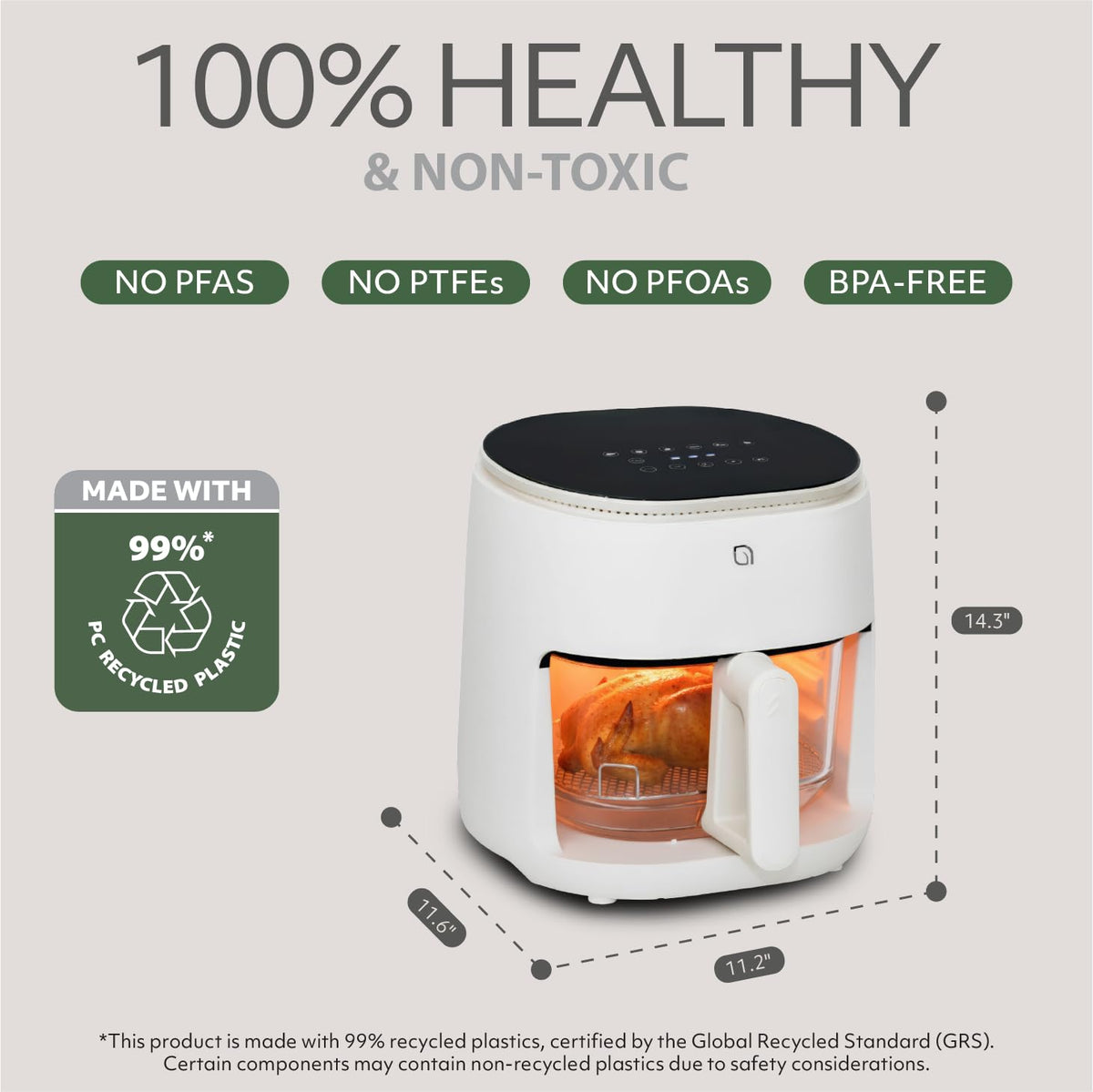 Willow quiet-cooking design keeps the kitchen peaceful.