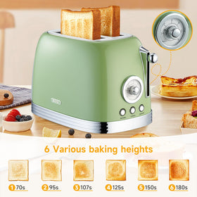 Wiltal BPA-free stainless steel toaster for safe everyday use