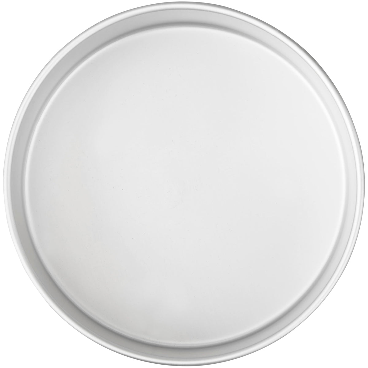 Durable Wilton aluminum cake pan reliable for years of decorating and baking.