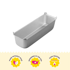 Wilton aluminum loaf pan demonstrates even heat for uniform browning