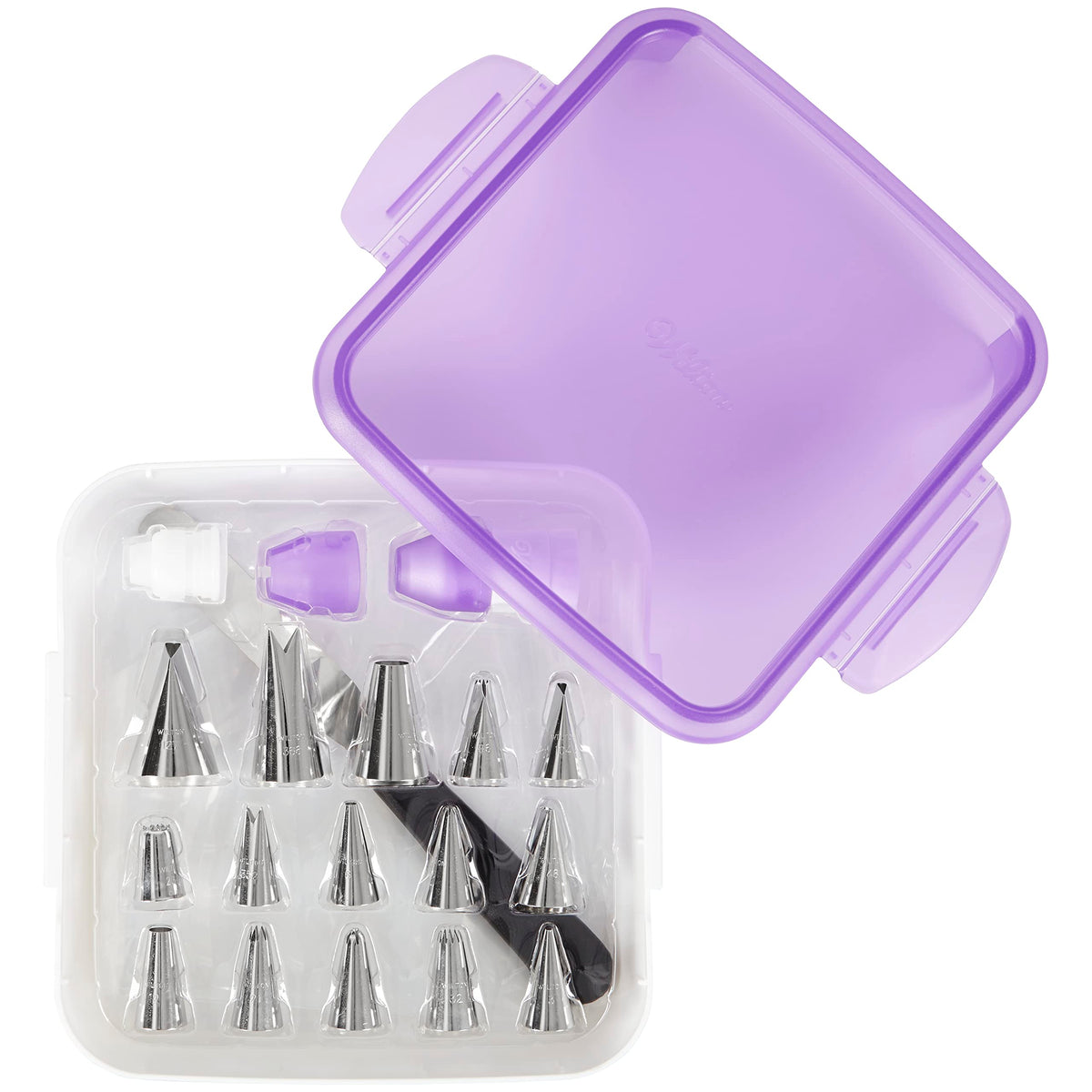 Wilton decorating essentials frosting kit box with all-in-one storage for tidy setup