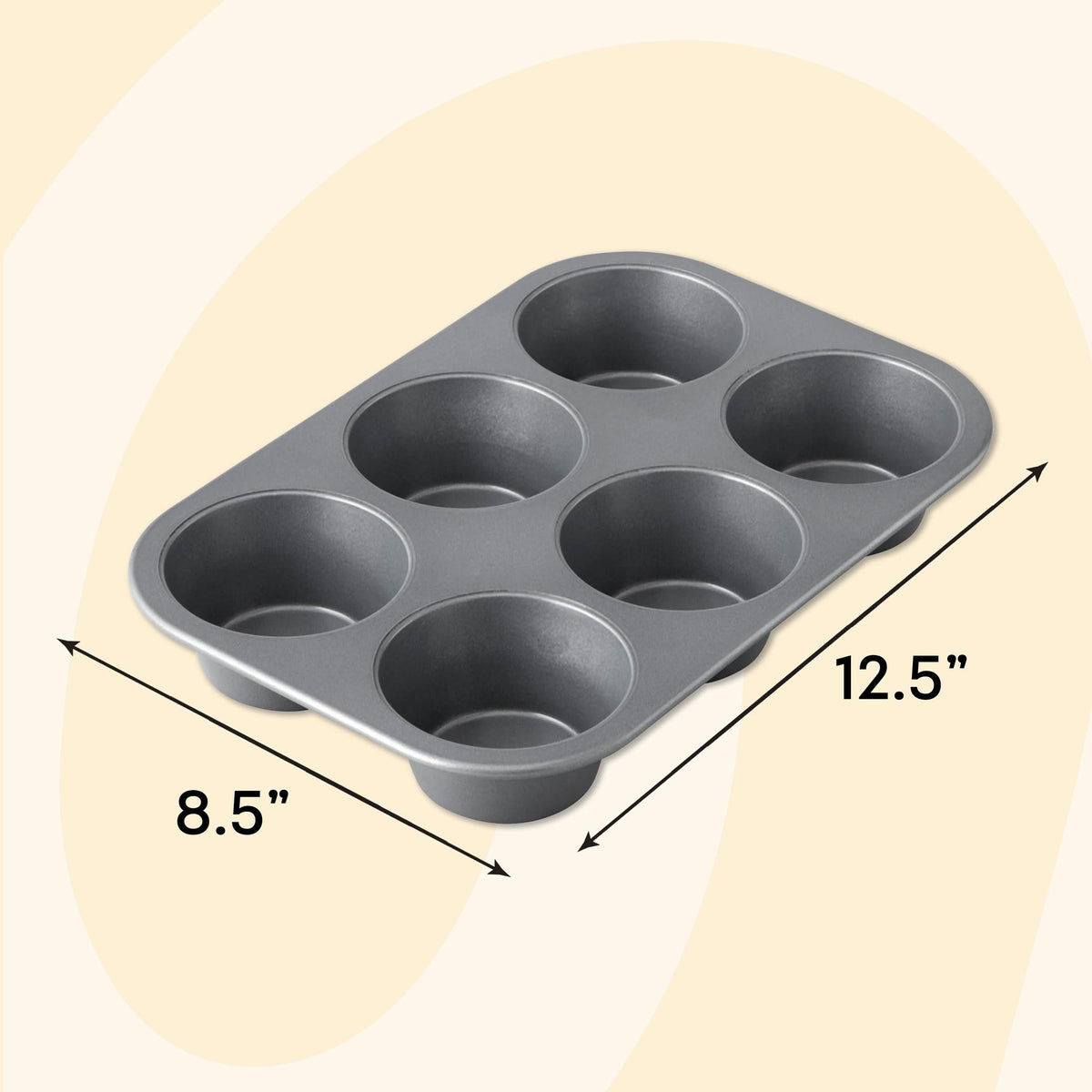 Wilton Everyday Jumbo Muffin Pan muffins close-up with easy release