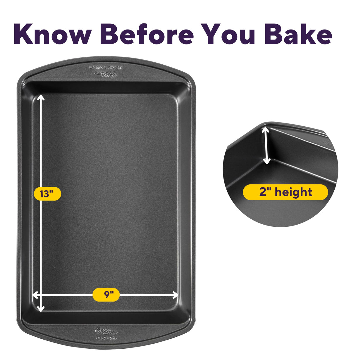 Wilton Gold Non-Stick 13x9 pan in oven delivers consistent baking results