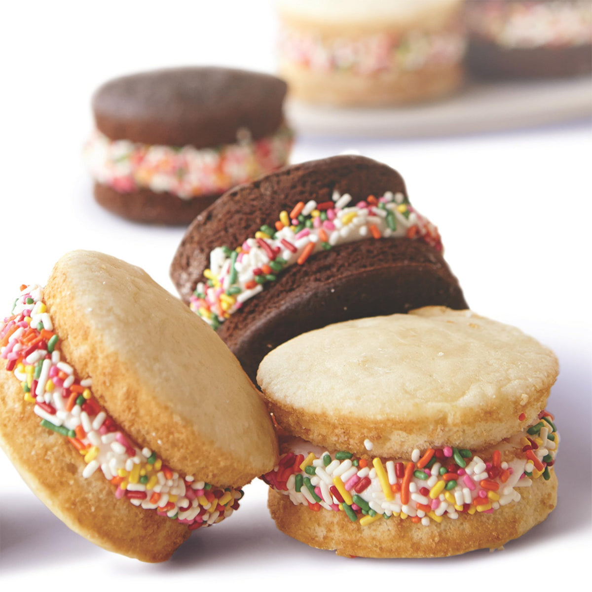 Wilton Gold non-stick bakeware with easy release for quick cleanup.