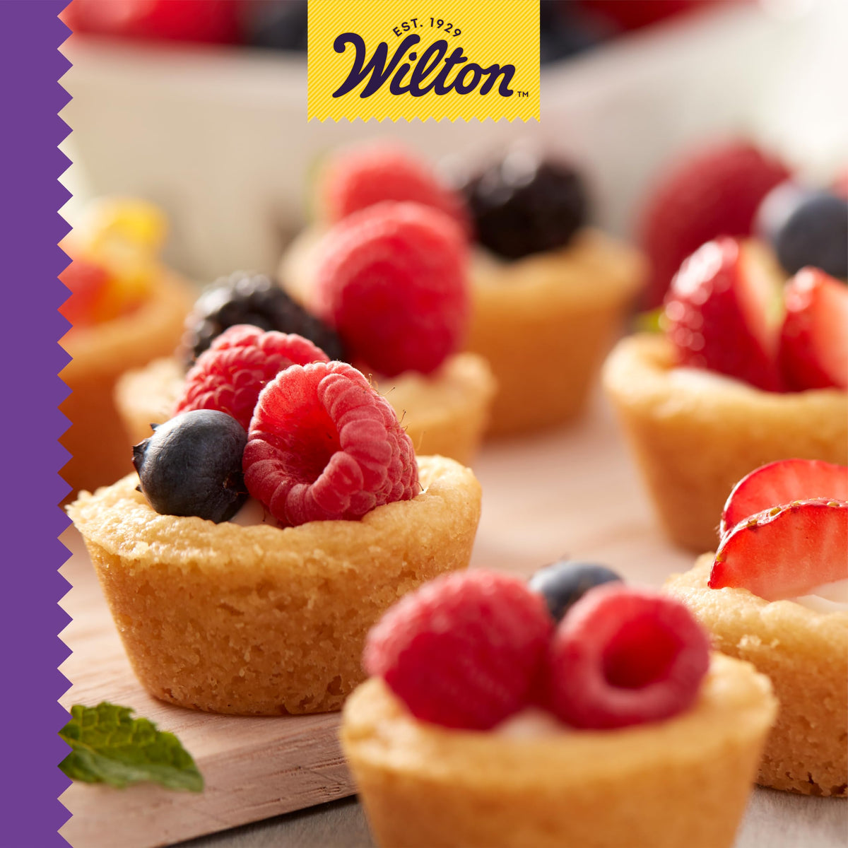 Wilton Gold mini muffin pan durable alloy steel construction