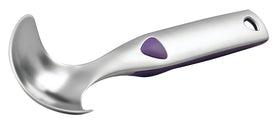Wilton heavy-duty ice cream scoop with non-slip grip for controlled scooping.