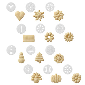 Soft-grip trigger on Wilton press enables precise dough shaping