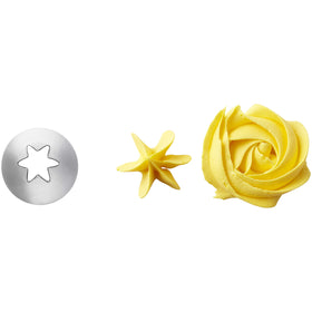 Wilton Tips Star 2110 drops-and-stars tip ideal for decorative borders.