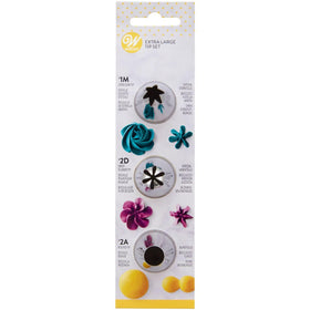 Wilton X-Large Tip Set round tip for smooth cake icing
