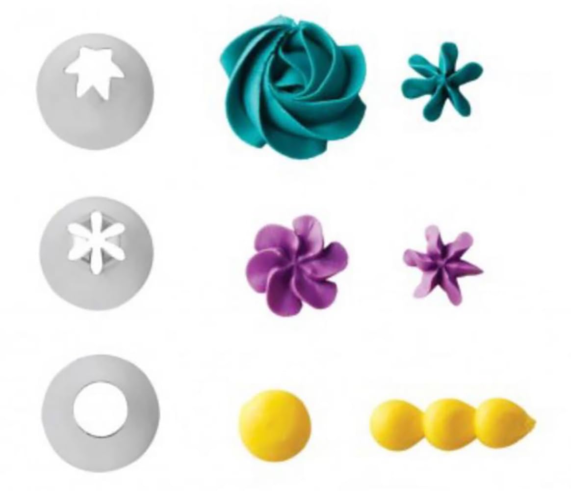 Wilton X-Large Tip Set star tip for bold piping details