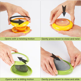 Winb rotating lid enables effortless sealing for fresh-tasting leftovers.
