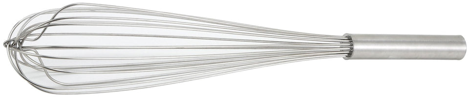 Winco 18-inch French Whip in stainless steel for durable, versatile whipping.