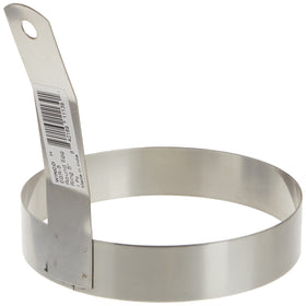 Winco round stainless steel egg ring with durable construction.