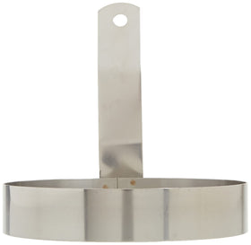 Winco egg ring on pan for uniform breakfast eggs.