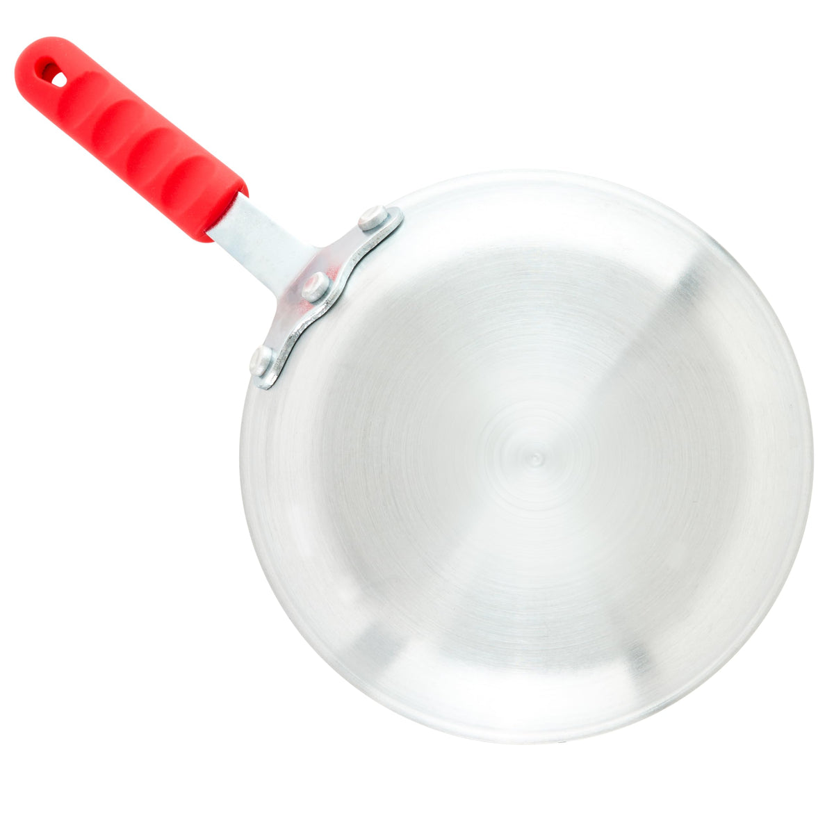 Contoured edge promotes even cooking for small batches