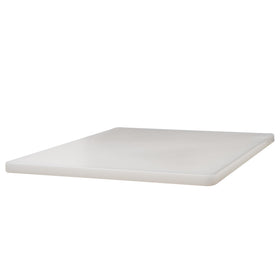 Winco CBH-1520 cutting board side view showing 3/4 inch thickness and warp resistance.