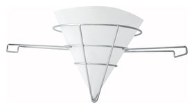 Winco fryer filter stand in use in kitchen showing ergonomic access and streamlined filtering