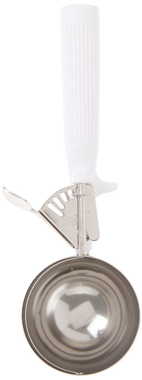 Winco ICOP-6 with white handle for quick kitchen ID.