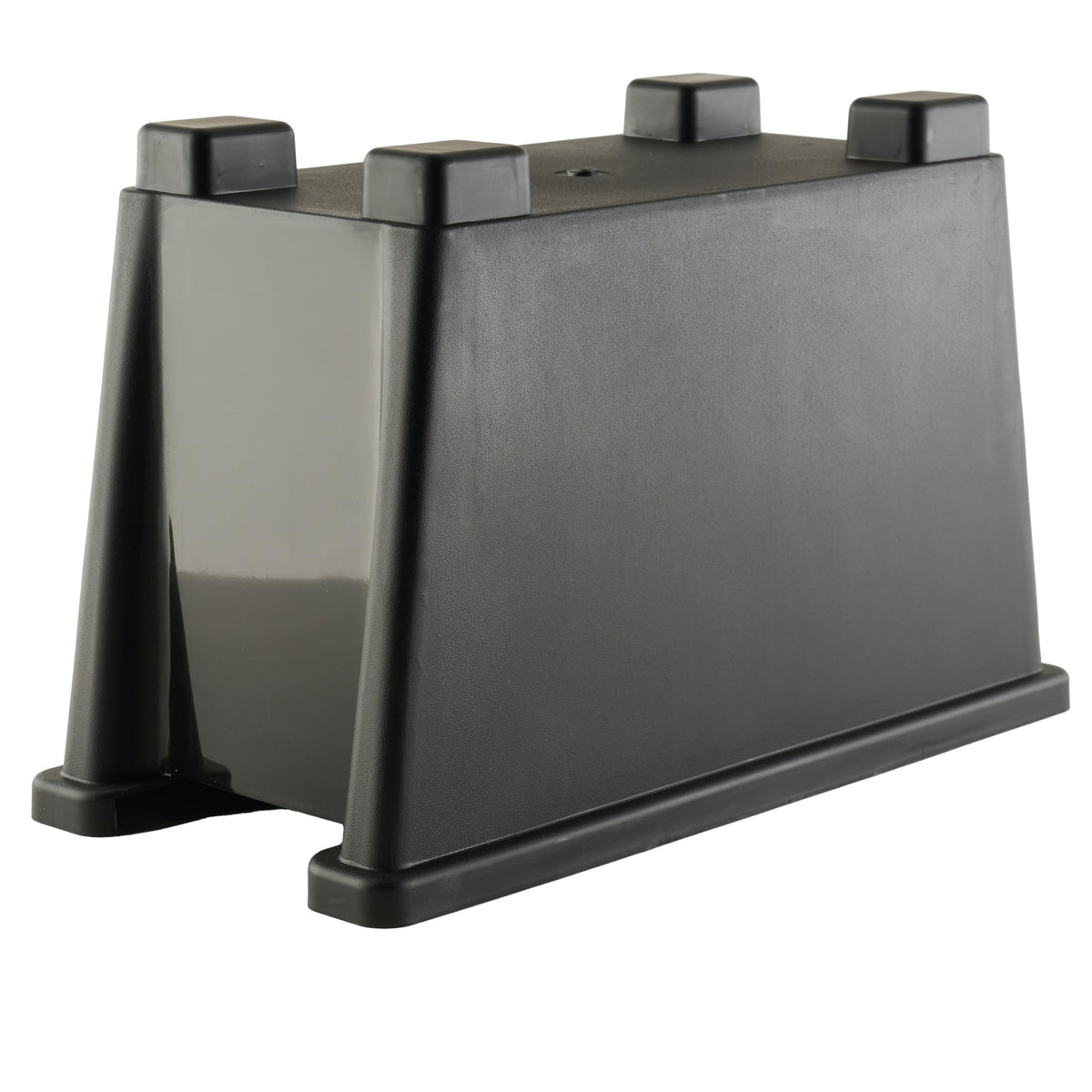 Winco dispenser base with drip tray preventing spills at busy beverage stations.