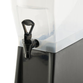 Winco 3-gallon reservoir with graduated measurements for accurate portioning.