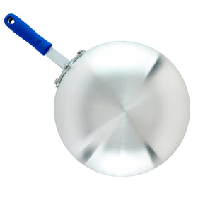 Winco 11-inch round pan measures 3.75 inches deep for generous servings.