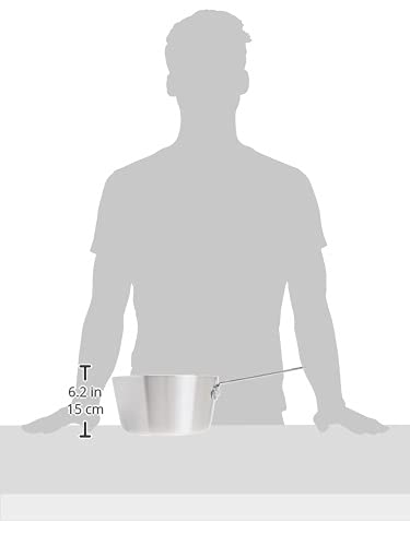 Winco tapered sides highlight easy stirring and churning during long simmering tasks.