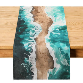 Windkream Passover table runner with Red Sea crossing for 13x72-inch tables.