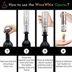 WineWhiz elegant countertop design complements any home bar.