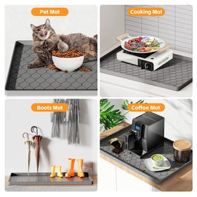 Winisok easy-clean silicone mat simplifies mess-free maintenance.
